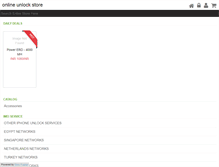 Tablet Screenshot of onlineunlockstore.com